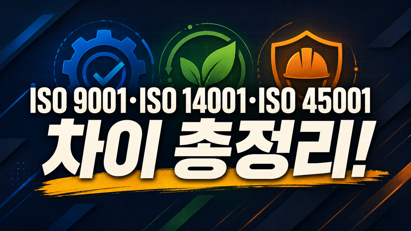 ISO 9001, ISO 14001, ISO 45001 차이 총정리에 관한 글의 썸네일