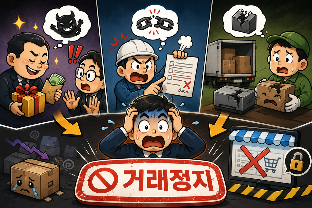 주요 거래정지 발동 사유