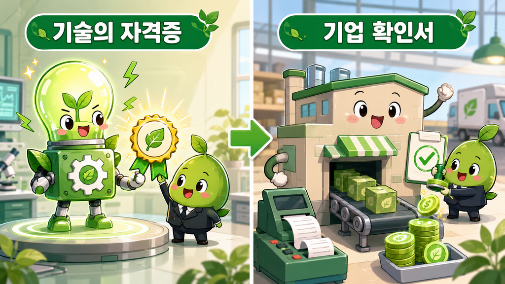 녹색기술 인증 vs 녹색전문기업 확인 핵심 차이 