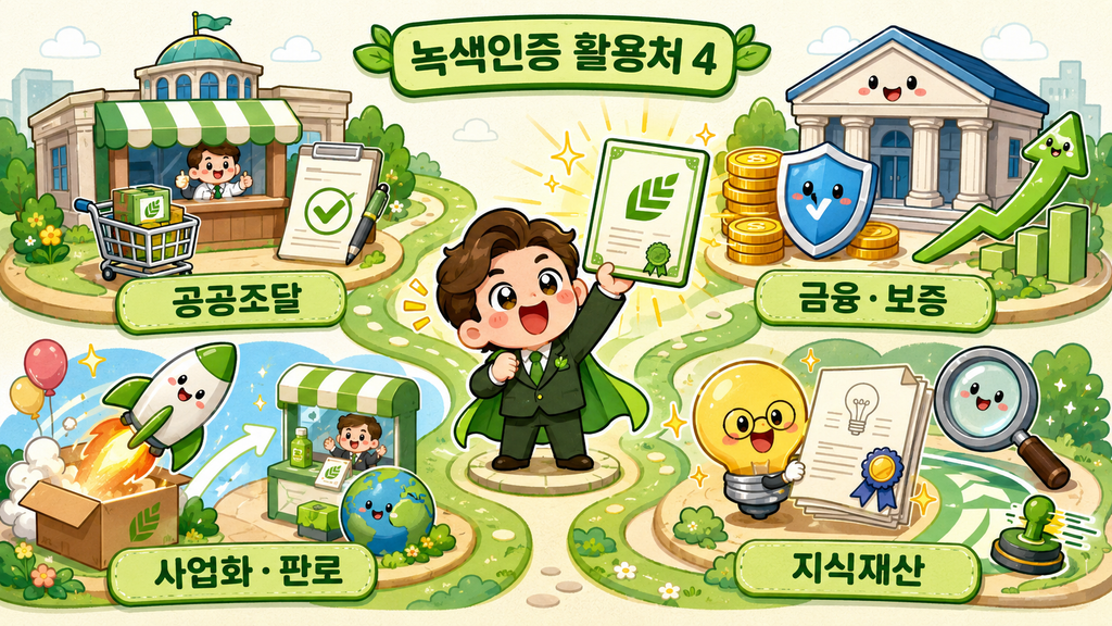 대표적인 녹색인증 활용 분야