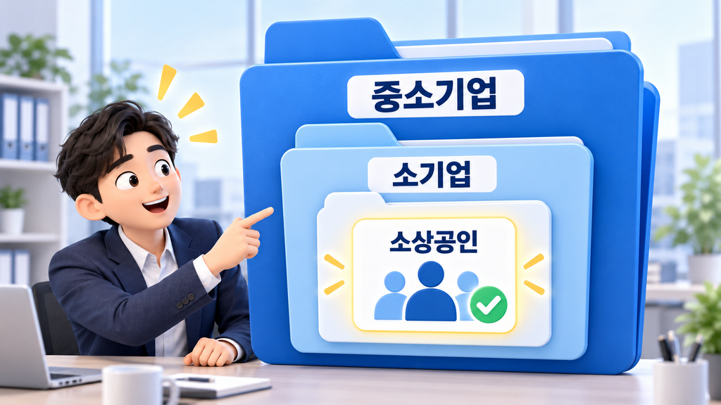 중소기업확인서와 소상공인확인서의 차이