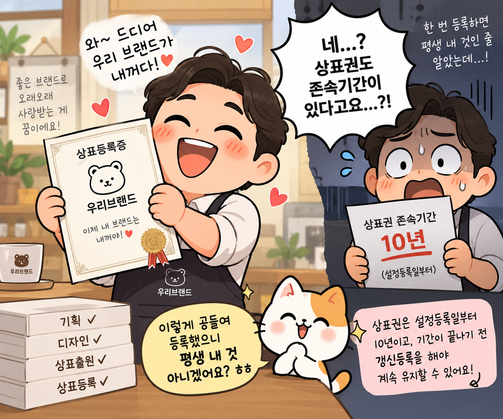 존속기간이 있다는 사실조차 모르고 있던 한 대표의 이미지