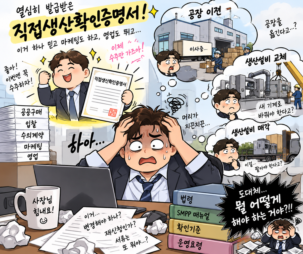 머리가 지끈거리기 시작하는 이미지
