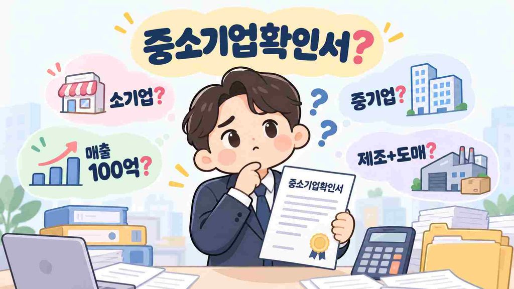 소기업과 중기업은 단순히 매출액이 많고 적다는 이유만으로 구분하지 않습니다