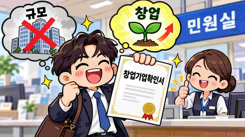 「중소기업창업 지원법」에 따른 창업기업에 해당한다는 사실을 증명하는 서류